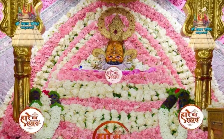 खाटू श्याम मंदिर। शुक्रवार श्रृंगार दर्शन - Khatu Shyam Mandir Aaj ke Darshan