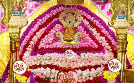 खाटू श्याम मंदिर। शुक्रवार श्रृंगार दर्शन - Khatu Shyam Mandir Aaj ke Darshan